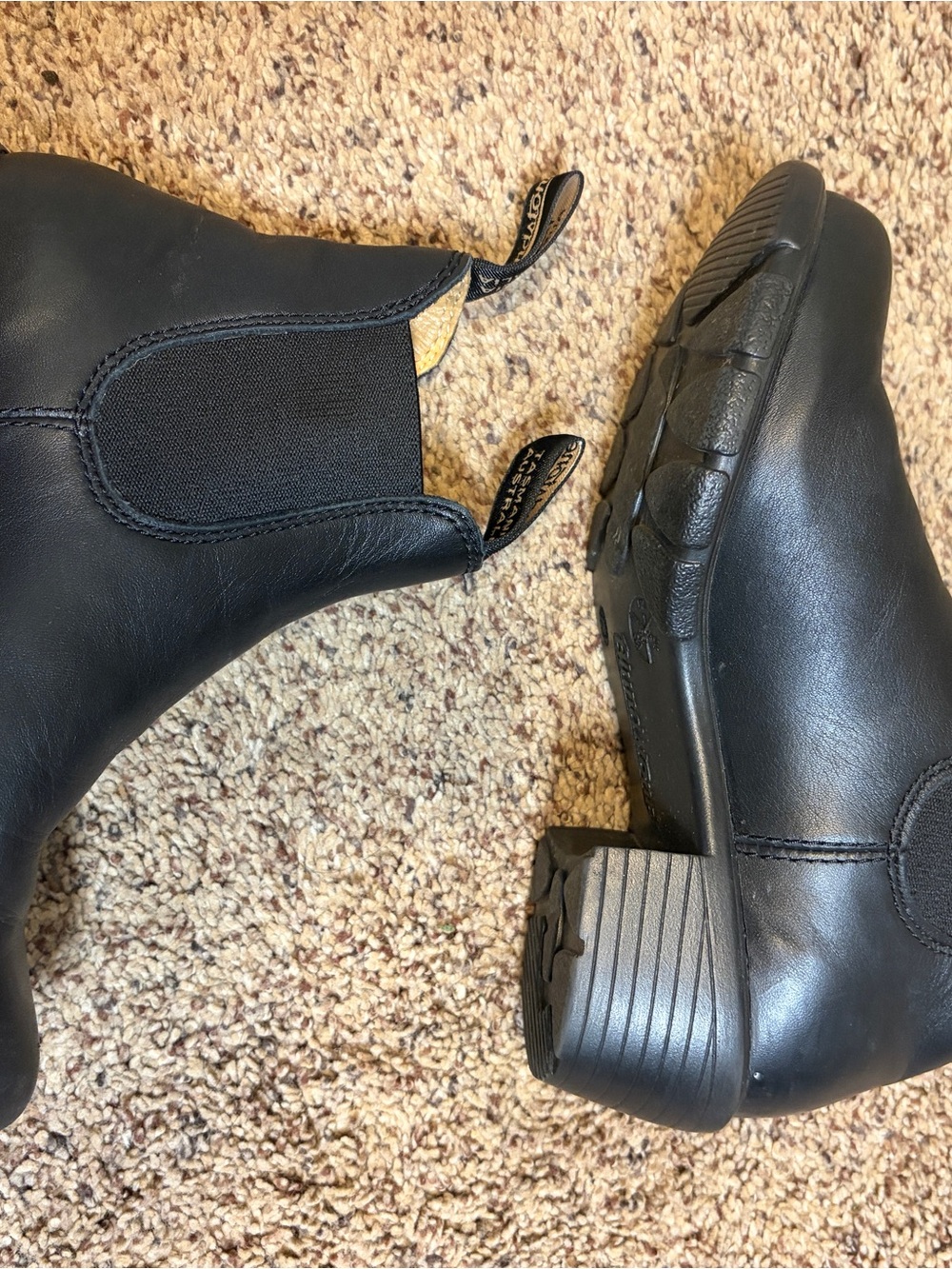 Blundstone Black Leather Women's Chelsea Ankle Boots 6 - Picture 3 of 8